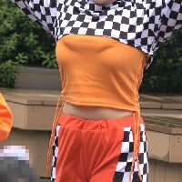 【再販】2024販売！４Ｋ高画質！ダンス！豊満なものが透けすぎてブラからズレて何かが見え、、、！a141