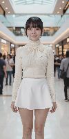 【AI生成作品part1】  私服の超ミニスカートの美少女とお姉さんのパンチラ