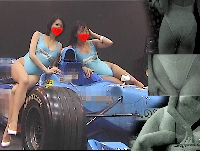 レースクイーン美人コンパニオン達のハイレグ,レオタードやパンティーライン
