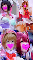 [訳あり] Vol.3 コミックマーケット コミケ美少女系のコスプレイヤー 4人セット