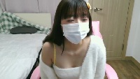 ♡今時娘のエッチな配信♡色白黒髪のちっぱい嬢♡