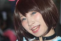 コスプレイヤーの顔面アップ116