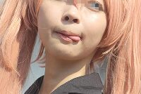 コスプレイヤーの顔面アップ115