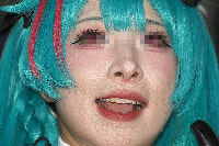 コスプレイヤーの顔面アップ248