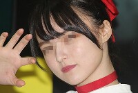 キャンギャルの顔面アップ036