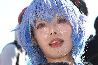 コスプレイヤーの顔面アップ205