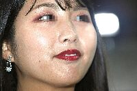 キャンギャルの顔面アップ086
