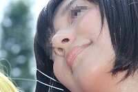 コスプレイヤーの顔面アップ067