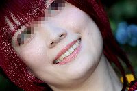 コスプレイヤーの顔面アップ166