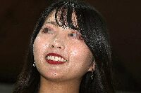 キャンギャルの顔面アップ092