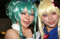 コスプレイヤーの顔面アップ203