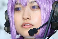 コスプレイヤーの顔面アップ053