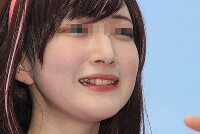 コスプレイヤーの顔面アップ062