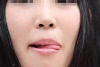 コスプレイヤーの顔面アップ081
