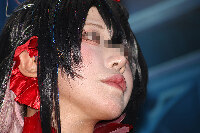 コスプレイヤーの顔面アップ259