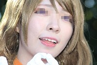 コスプレイヤーの顔面アップ054