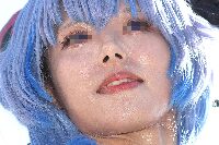 コスプレイヤーの顔面アップ191