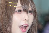 コスプレイヤーの顔面アップ109