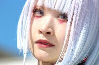 コスプレイヤーの顔面アップ171