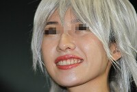 キャンギャルの顔面アップ023