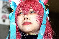 コスプレイヤーの顔面アップ161