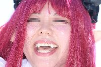 コスプレイヤーの顔面アップ185