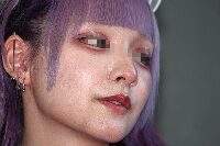 コスプレイヤーの顔面アップ170