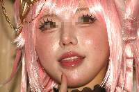 コスプレイヤーの顔面アップ217