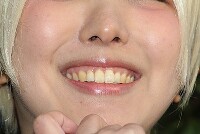 コスプレイヤーの顔面アップ099