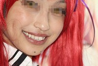 キャンギャルの顔面アップ010