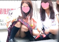 可愛いギャルJのパンチラ