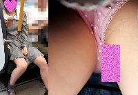 私服！めっかわ女子の水玉Pとハミ○を鮮明撮り！