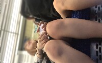 JK電車内逆さ撮り