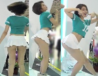 S級美人チアキャンギャルの超絶ミニスカパンチラダンス vol.24