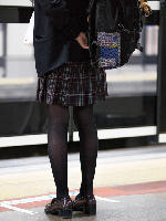 Streetsnap009黒ストッキング