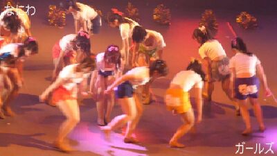 なにわガールズ1165【4K】ダンスde最新のJDおっぱい谷間発育考察！