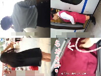 【再販】【バレ❤生ぶっかけ&痴漢】３人❤ 仕事中のお姉さんとJKにぶっかけ&バレたリアクション❤