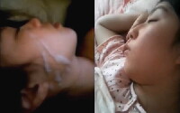 【再販】【生オカズ】眠っている姪っ子にイタズラ ＆ 顔まんこに生ぶっかけ❤