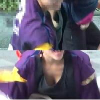 傑作品！めちゃ可愛い！胸元開きすぎ！中見え！エロい！！t1-4【高画質動画】
