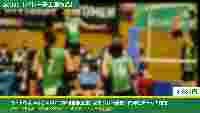 コートの女神たち＃248【5K相当静止画】女子バレー熱戦　歓喜とネット際の激突