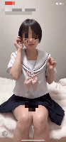 超かわいい制服コスっ子の白ちらちら配信
