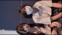 超絶かわいい制服っ子達がカラオケでちらちら配信④