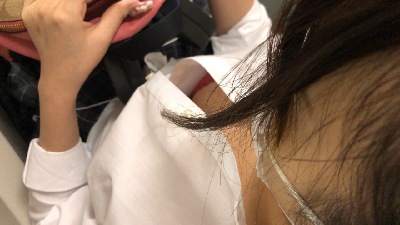 ブラが見えてる景色